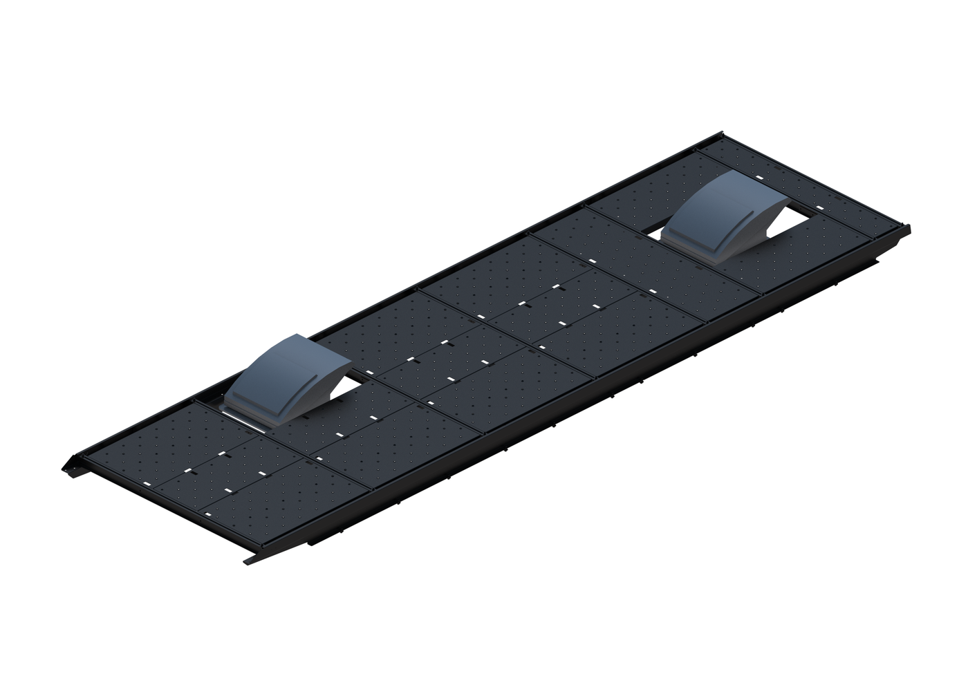 Slim Platform Rack - Extended - Front Offset Fan / Rear Centre Fan (RS5)