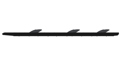 Slim Platform Rack - Extended - Front Centre Fan / Mid Centre Fan / Rear Centre Fan (RS5)