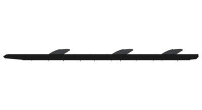 Slim Platform Rack - Extended - Front Centre Fan / Mid Centre Fan / Rear Offset Fan (RS5)