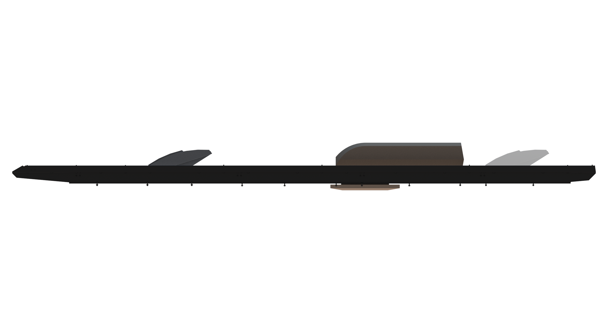 Slim Platform Rack - Extended - Front Centre Fan / Mid Air Con (RS5)