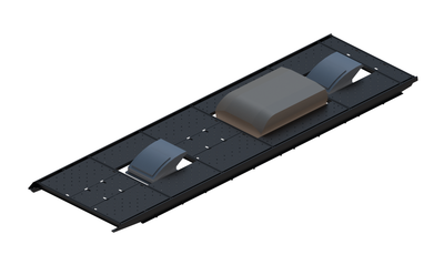 Slim Platform Rack - Extended - Front Centre Fan / Mid Air Con / Rear Centre Fan (RS5)