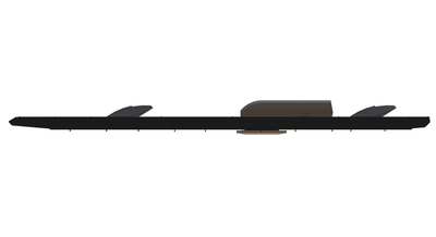 Slim Platform Rack - Extended - Front Offset Fan / Mid Air Con / Rear Centre Fan (RS5)