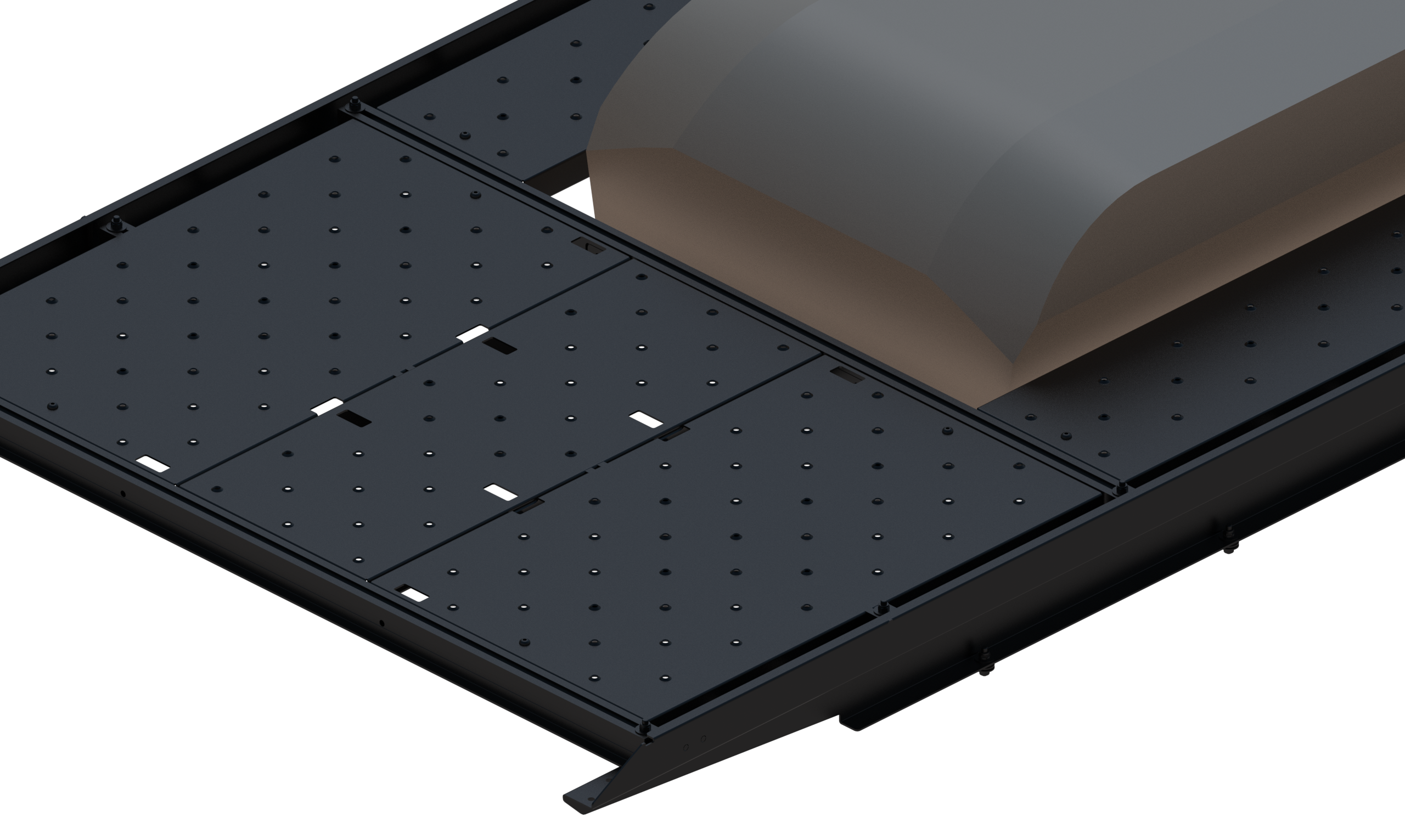 Slim Platform Rack - Extended - Front Air Con / Mid Centre Fan (RS5)