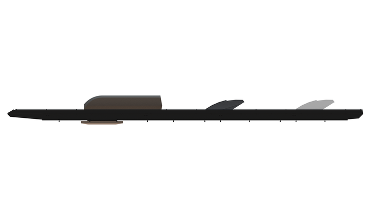 Slim Platform Rack - Extended - Front Air Con / Mid Offset Fan (RS5)