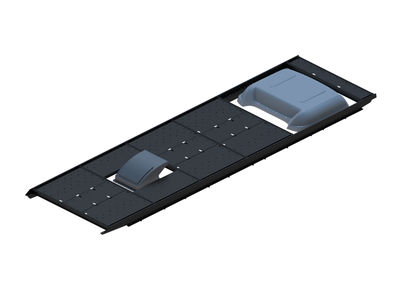 Slim Platform Rack - Extended - Front Centre Fan / Rear MB Air Con (RS5)