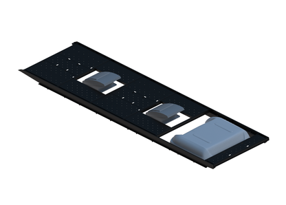 Slim Platform Rack - Extended - Front Centre Fan / Mid Centre Fan / Rear MB Air Con (RS5)