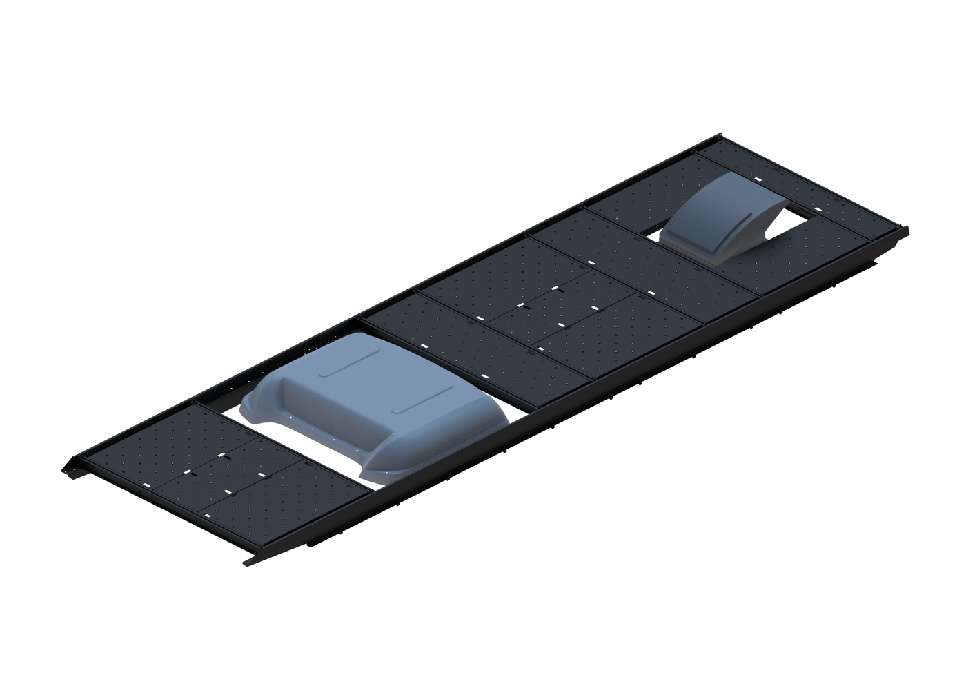 Slim Platform Rack - Extended - Front MB Air Con / Rear Centre Fan (RS5)