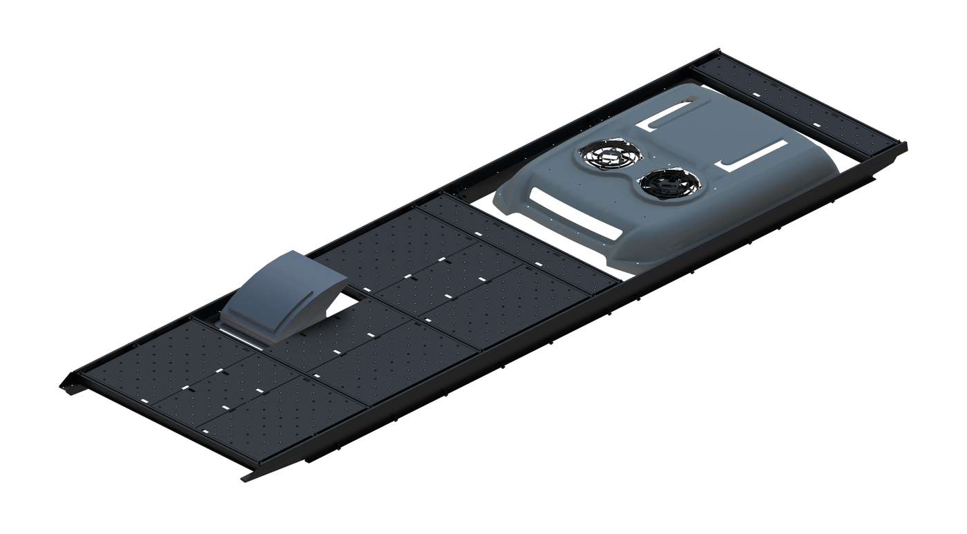 Slim Platform Rack - Extended - Front Offset Fan / Rear MB XL Air Con (RS5)