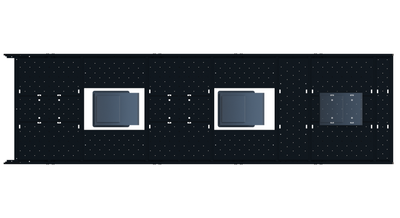 Cargo Platform Rack - Extended- Front Centre Fan / Mid Centre Fan (RS5)