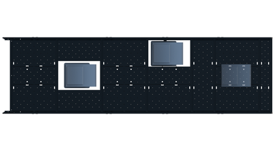 Cargo Platform Rack - Extended- Front Centre Fan / Mid Offset Fan (RS5)