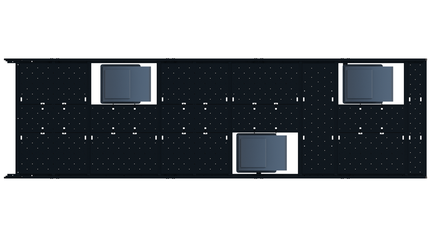 Cargo Platform Rack - Extended- Front Offset Fan / Mid Offset Fan / Rear Offset Fan (RS5)