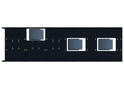 Cargo Platform Rack - Extended- Front Offset Fan / Mid Centre Fan / Rear Centre Fan (RS5)