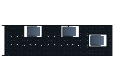 Cargo Platform Rack - Extended- Front Offset Fan / Mid Offset Fan / Rear Centre Fan (RS5)