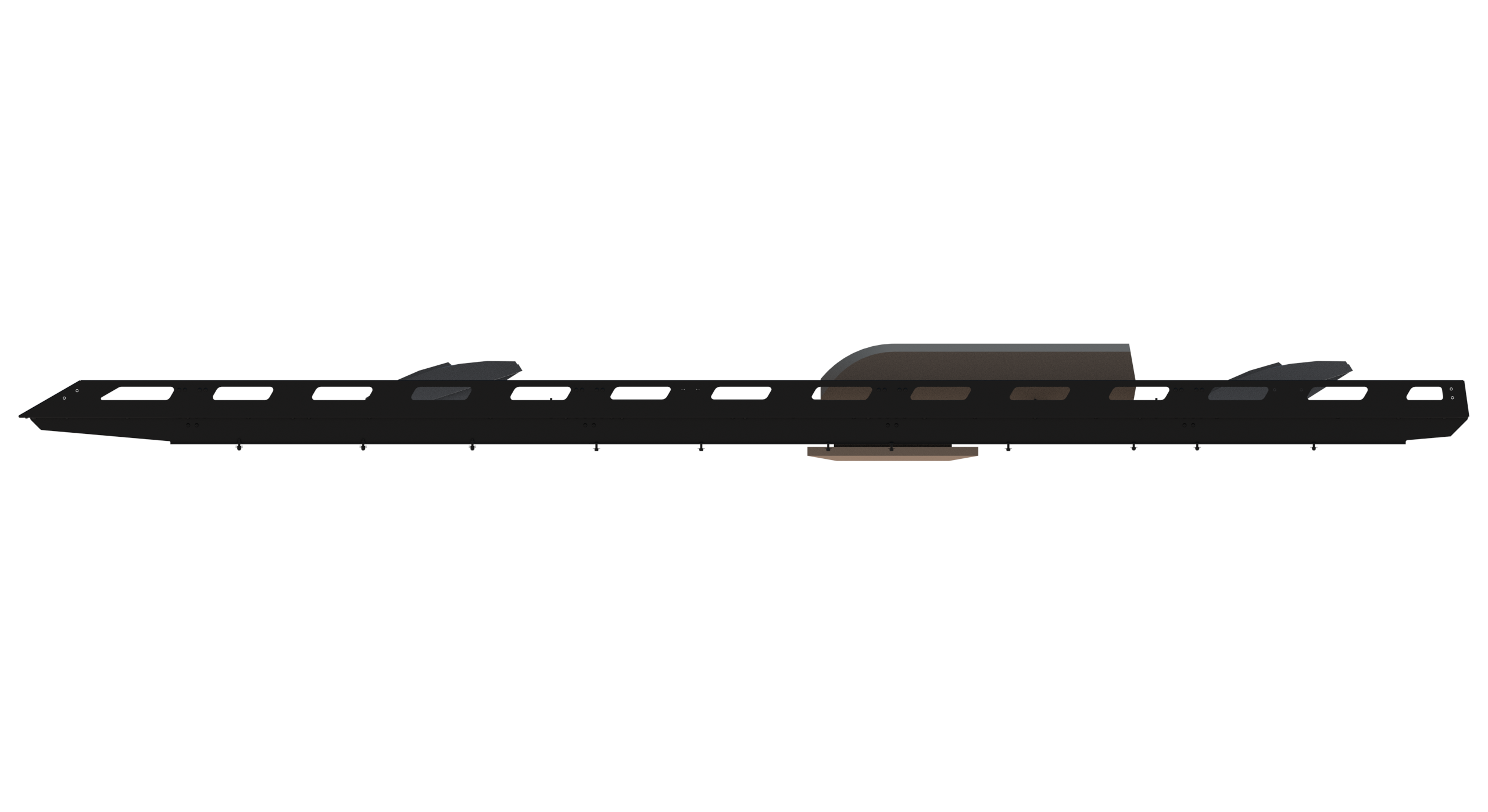 CargoPlatform Rack - Extended - Front Offset Fan / Mid Centre Fan / Rear MB Air Con (RS5)