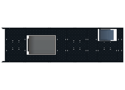 Cargo Platform Rack - Extended- Front Air Con / Rear Offset Fan (RS5)