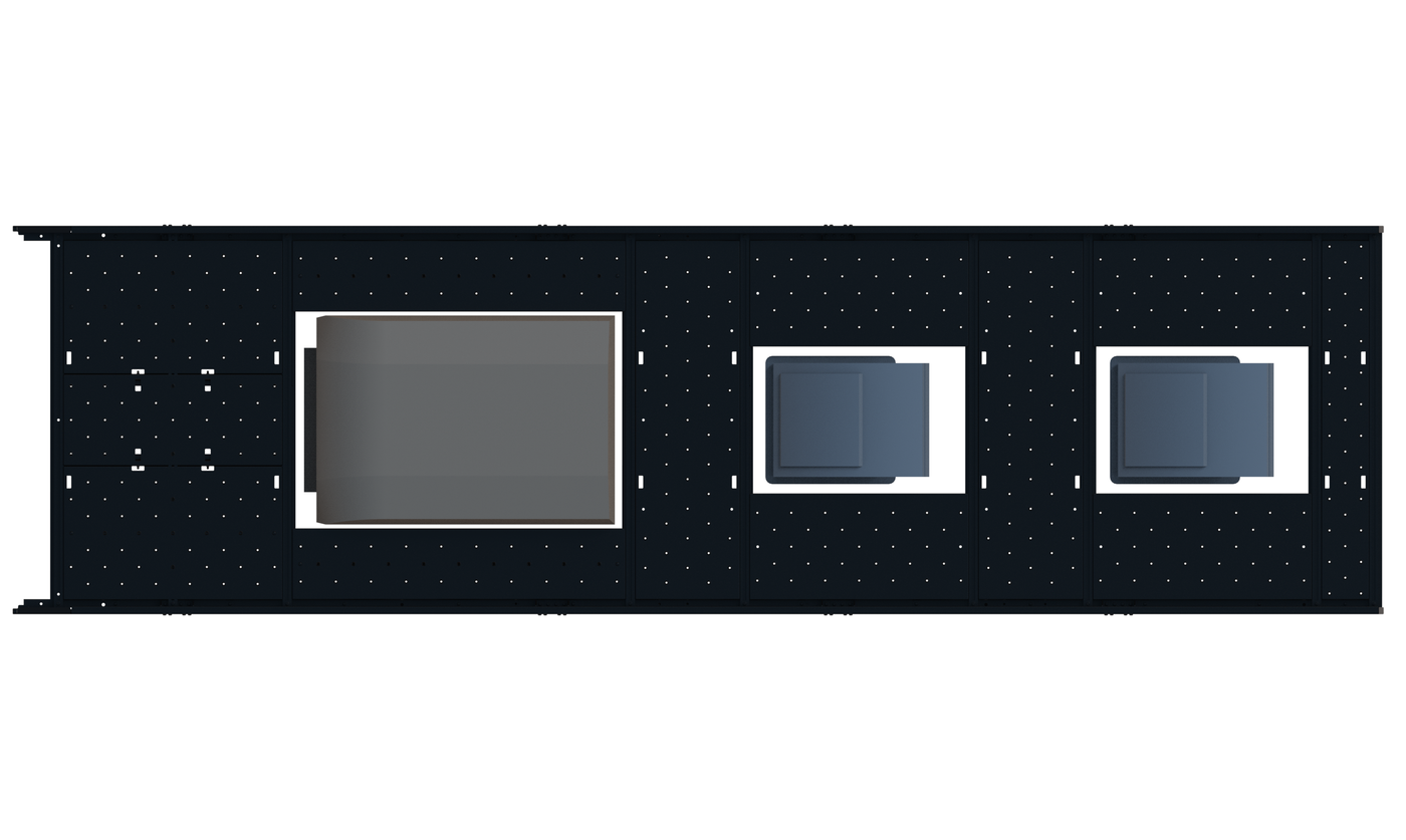 Cargo Platform Rack - Extended- Front Air Con / Mid Centre Fan / Rear Centre Fan (RS5)