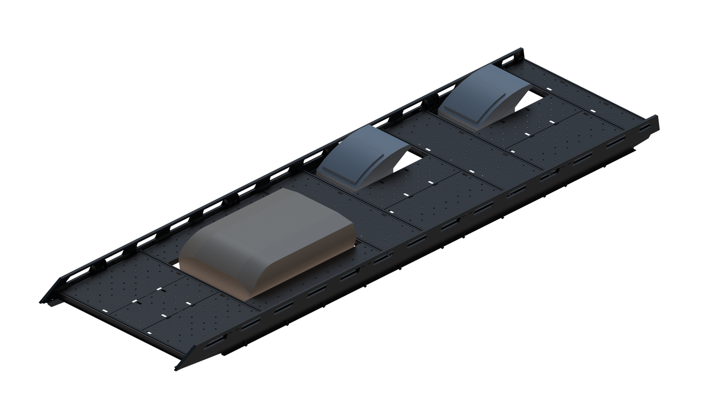 Cargo Platform Rack - Extended- Front Air Con / Mid Offset Fan / Rear Offset Fan (RS5)