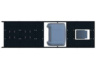 Cargo Platform Rack - Extended- Mid MB Air Con / Rear Centre Fan (RS5)