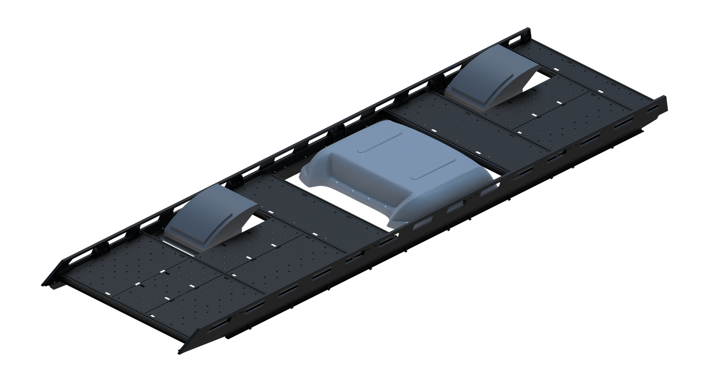 Cargo Platform Rack - Extended- Front Offset Fan / Mid MB Air Con / Rear Offset Fan (RS5)