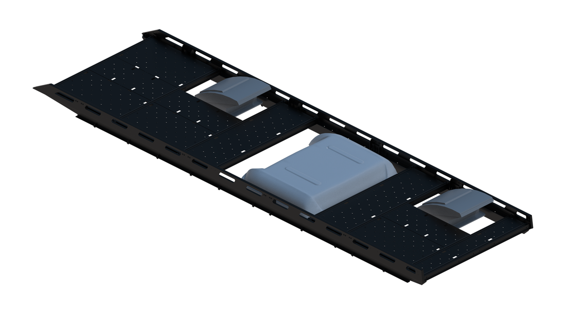 Cargo Platform Rack - Extended- Front Offset Fan / Mid MB Air Con / Rear Offset Fan (RS5)