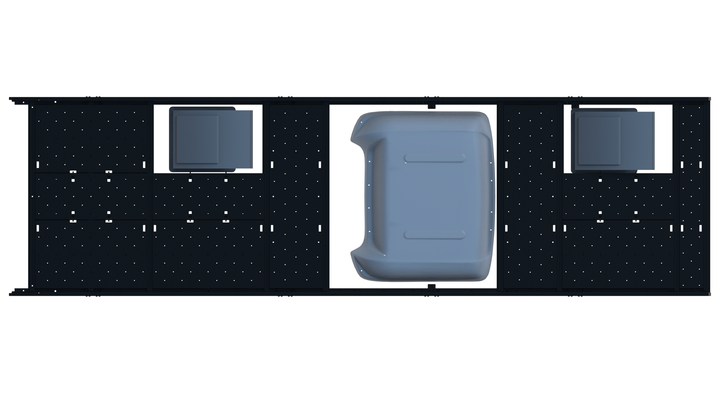 Cargo Platform Rack - Extended- Front Offset Fan / Mid MB Air Con / Rear Offset Fan (RS5)