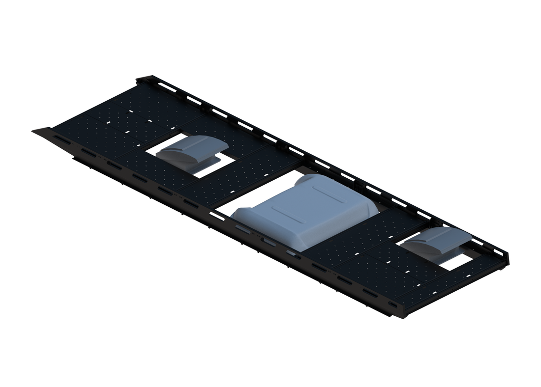 Cargo Platform Rack - Extended- Front Centre Fan / Mid MB Air Con / Rear Offset Fan (RS5)
