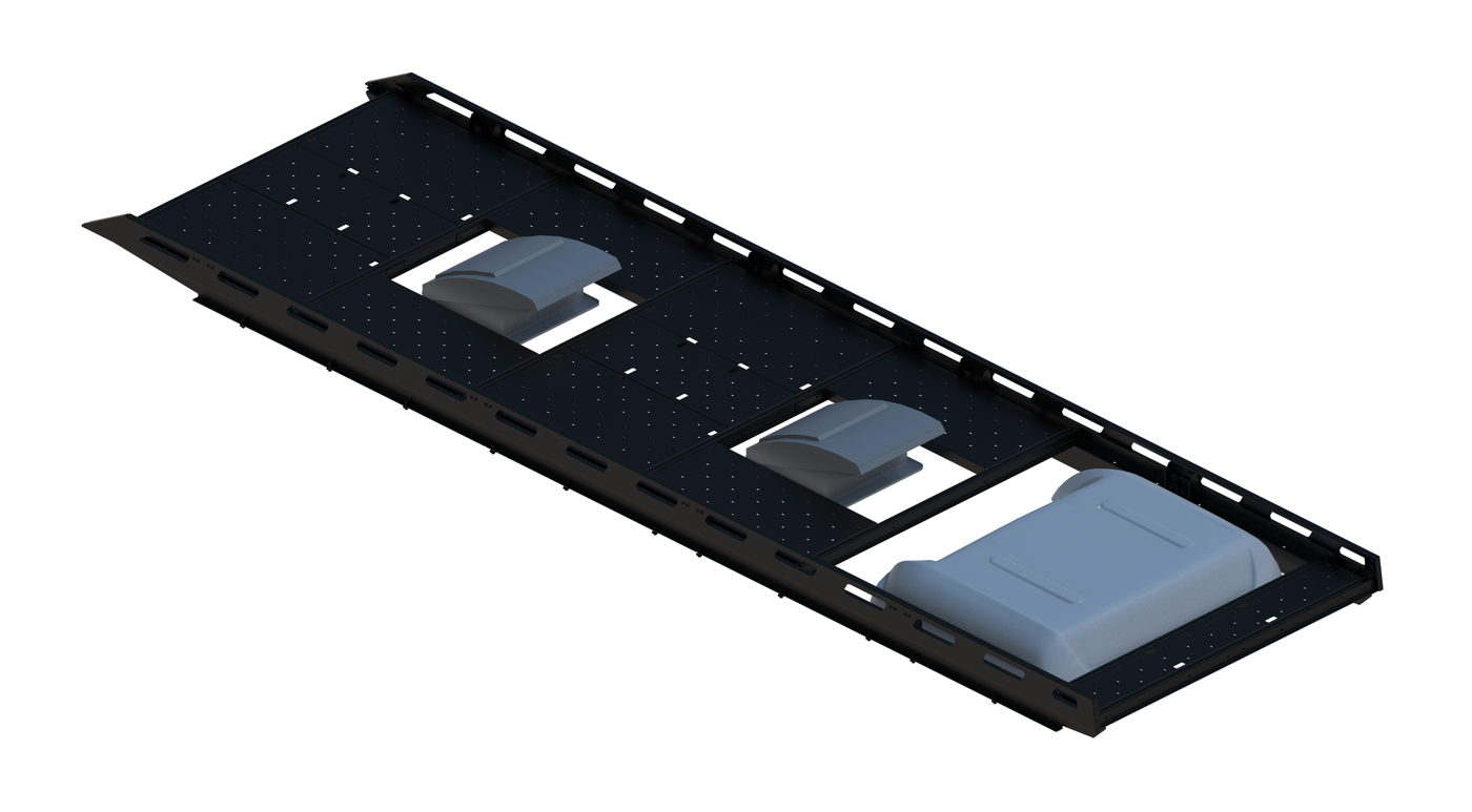 Cargo Platform Rack - Extended- Front Centre Fan / Mid Centre Fan / Rear MB Air Con (RS5)