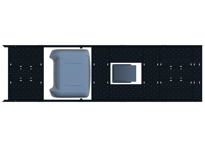 Cargo Platform Rack - Extended- Front MB Air Con / Mid Centre Fan (RS5)