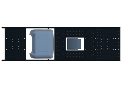 Cargo Platform Rack - Extended- Front MB Air Con / Mid Centre Fan (RS5)