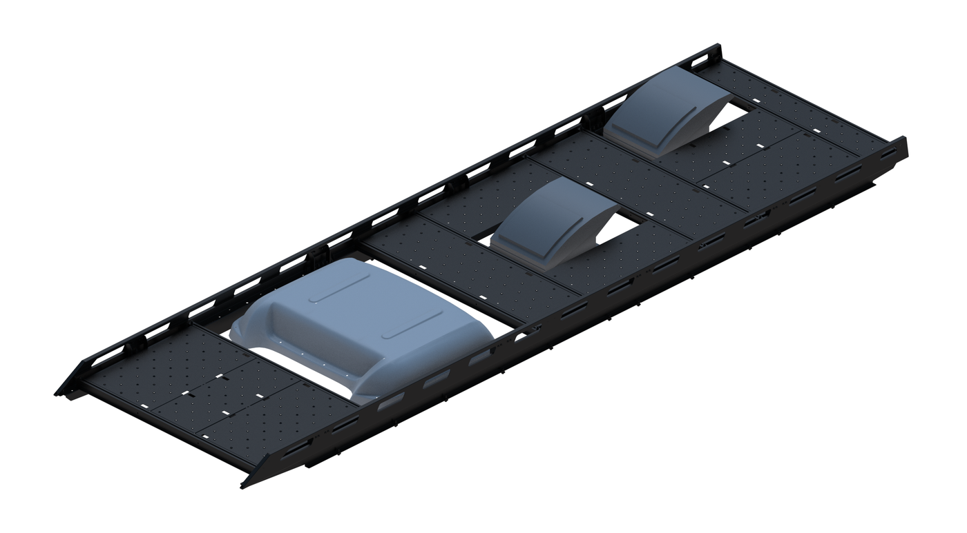 Cargo Platform Rack - Extended- Front MB Air Con / Mid Centre Fan / Rear Offset Fan (RS5)