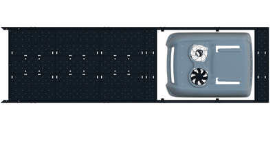 Cargo Platform Rack - Extended- Rear MB XL Air Con (RS5)