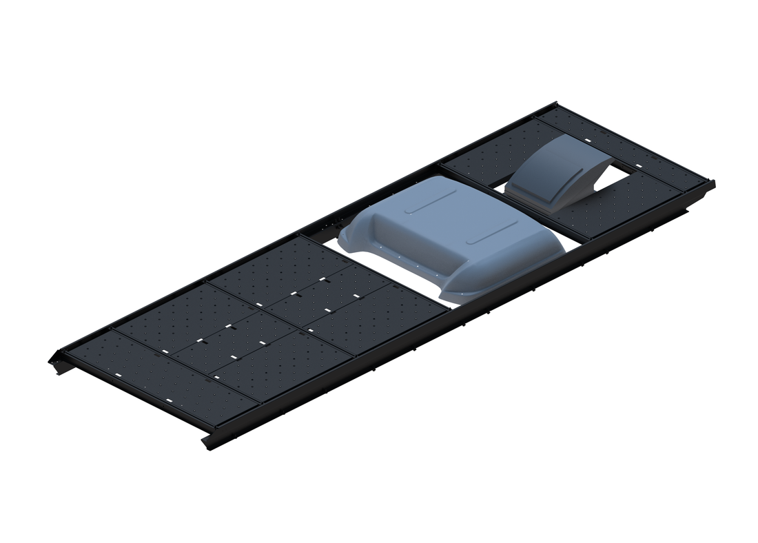 Slim Platform Rack - Mid MB Air Con / Rear Centre Fan (RS5)