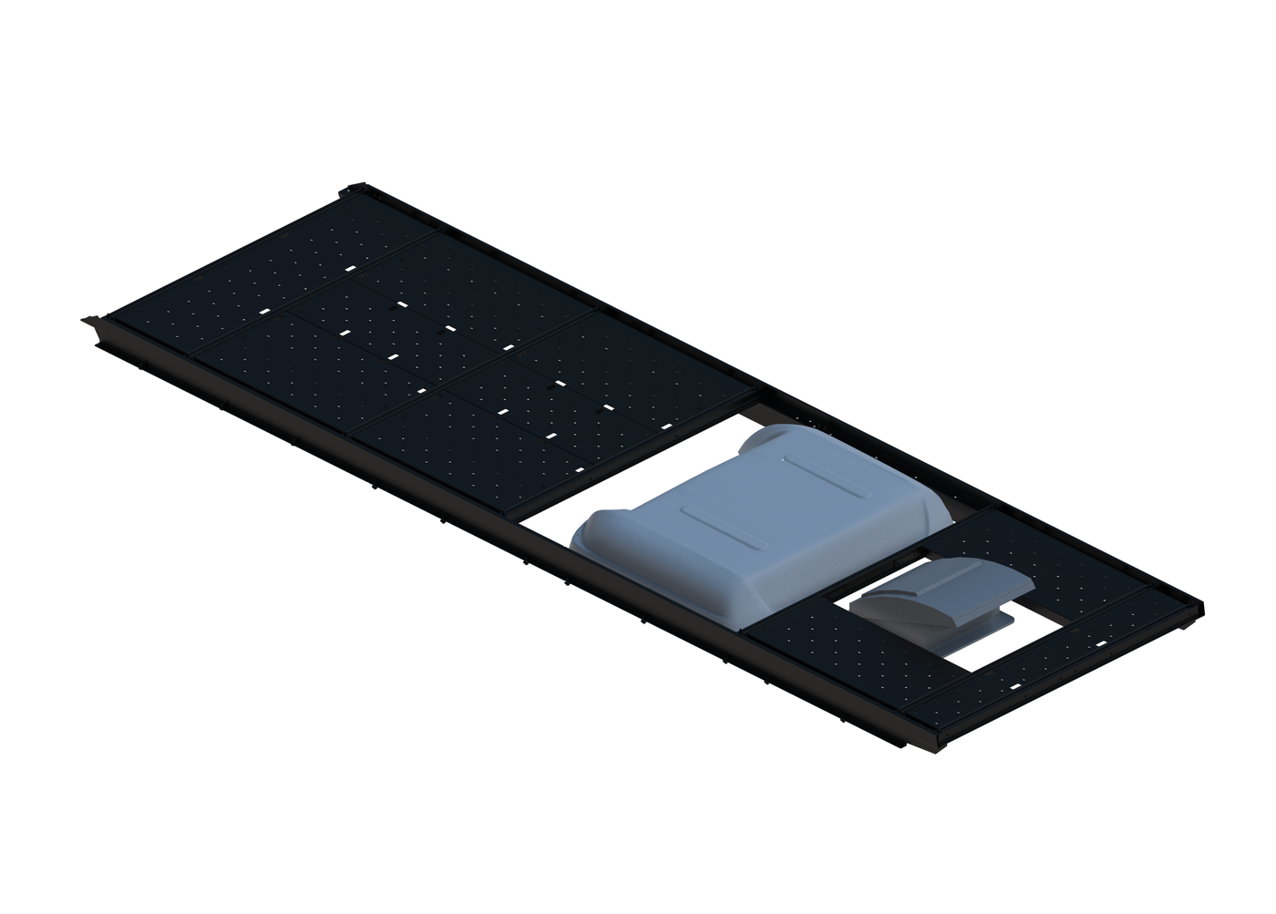 Slim Platform Rack - Mid MB Air Con / Rear Centre Fan (RS5)