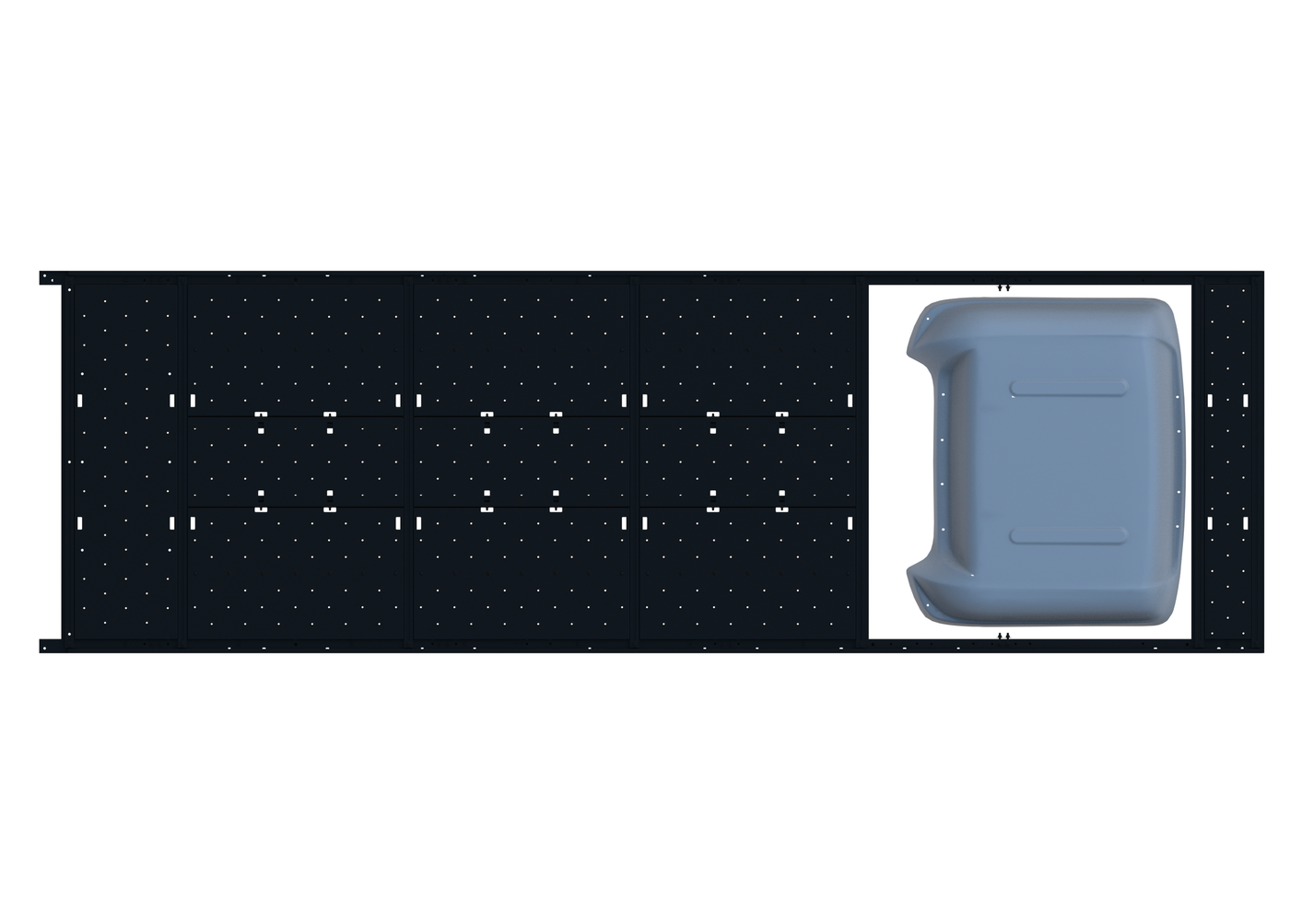 Slim Platform Rack - Rear MB Air Con (RS5)