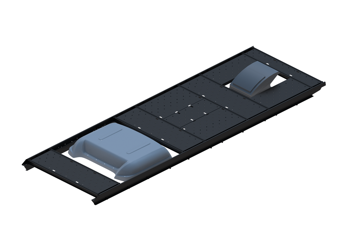 Slim Platform Rack - Front MB Air Con / Rear Centre Fan (RS5)