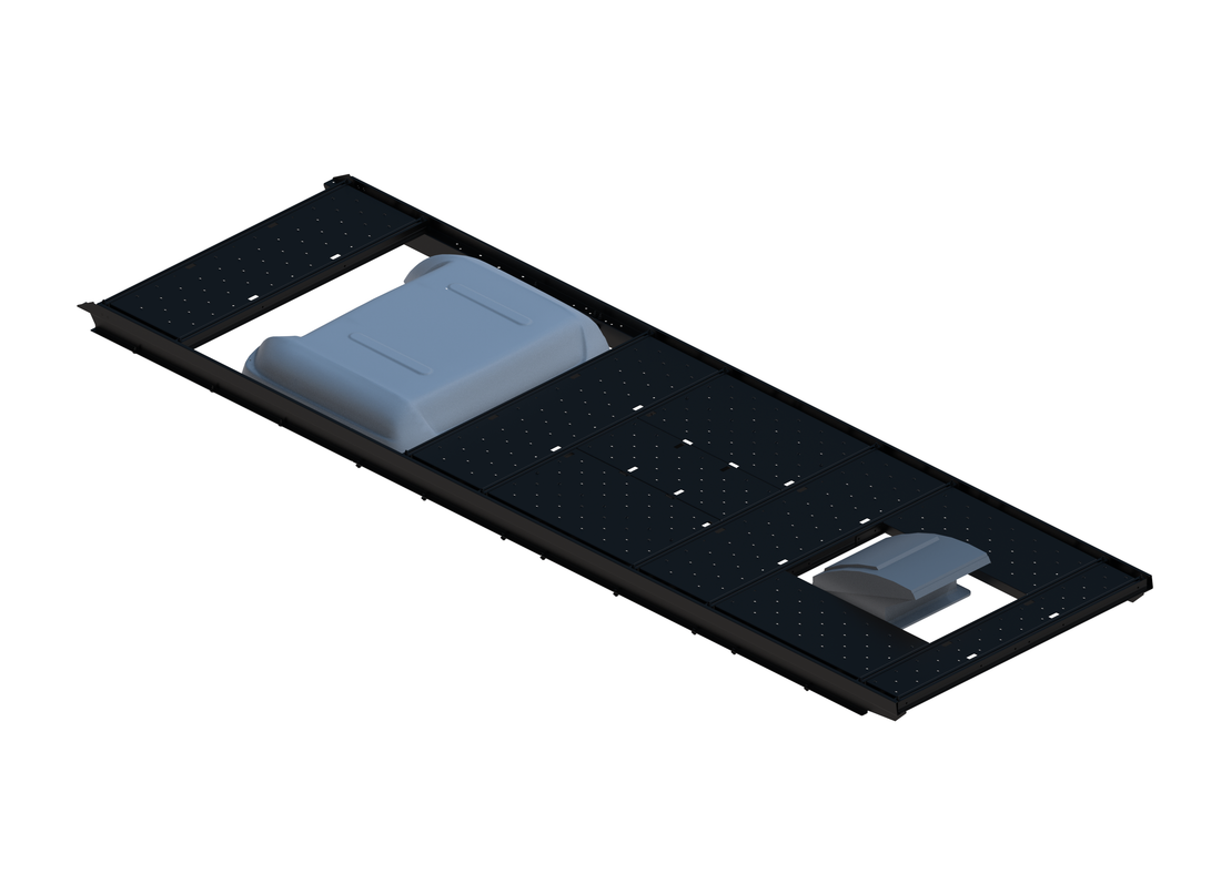 Slim Platform Rack - Front MB Air Con / Rear Centre Fan (RS5)
