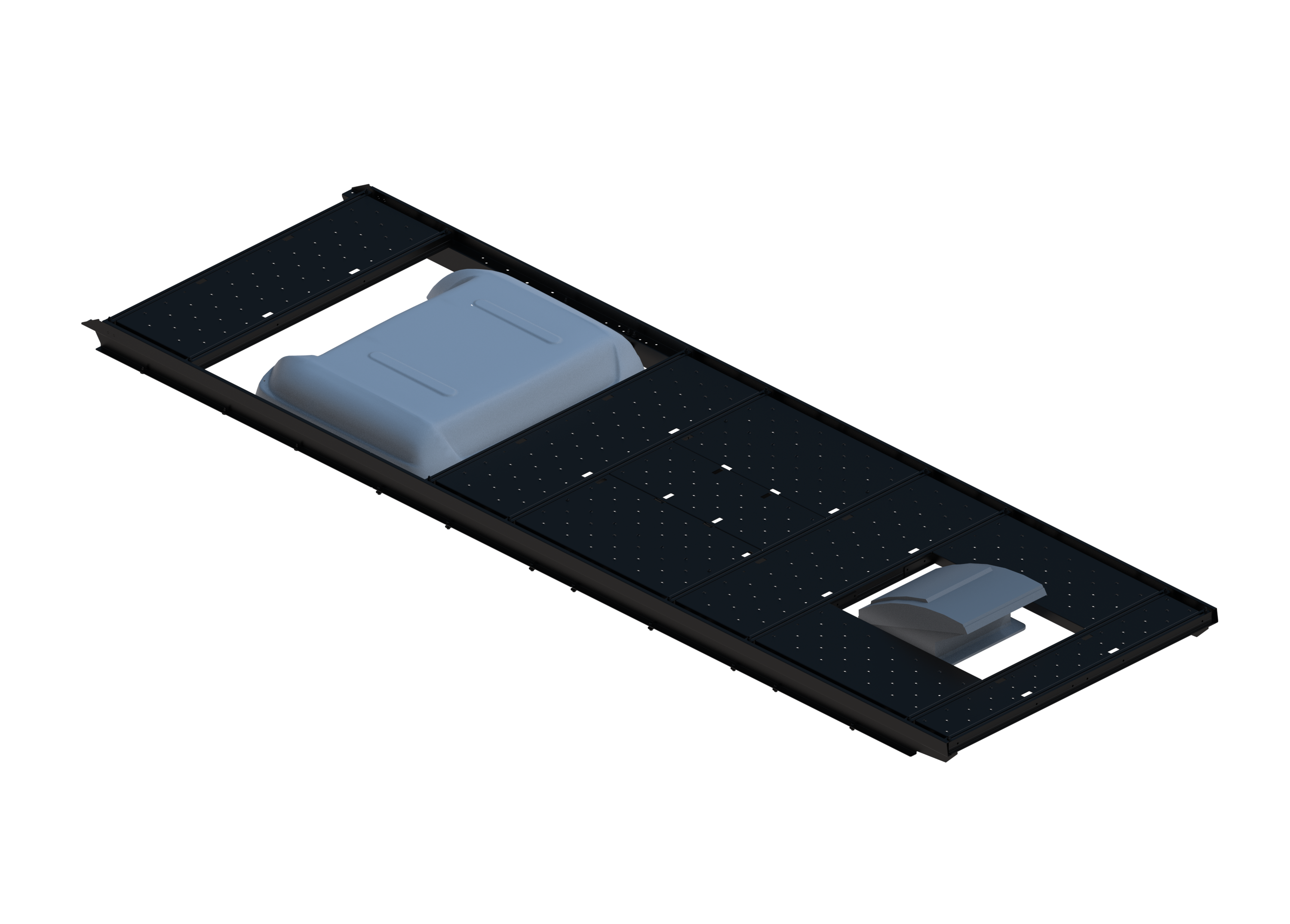 Slim Platform Rack - Front MB Air Con / Rear Centre Fan (RS5)