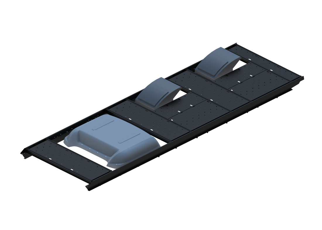 Slim Platform Rack - Front MB Air Con / Mid Offset Fan / Rear Offset Fan (RS5)
