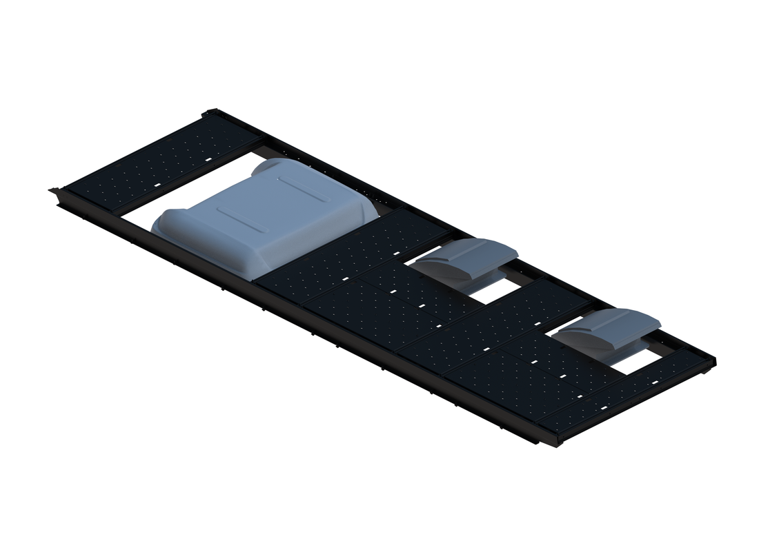 Slim Platform Rack - Front MB Air Con / Mid Offset Fan / Rear Offset Fan (RS5)