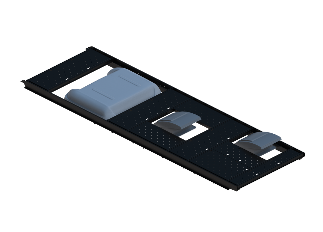 Slim Platform Rack - Front MB Air Con / Mid Centre Fan / Rear Offset Fan (RS5)