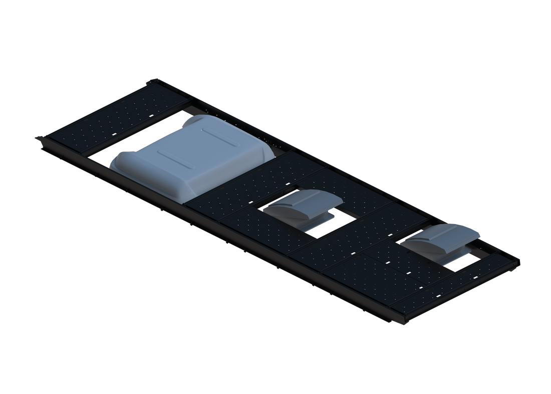 Slim Platform Rack - Front MB Air Con / Mid Centre Fan / Rear Offset Fan (RS5)