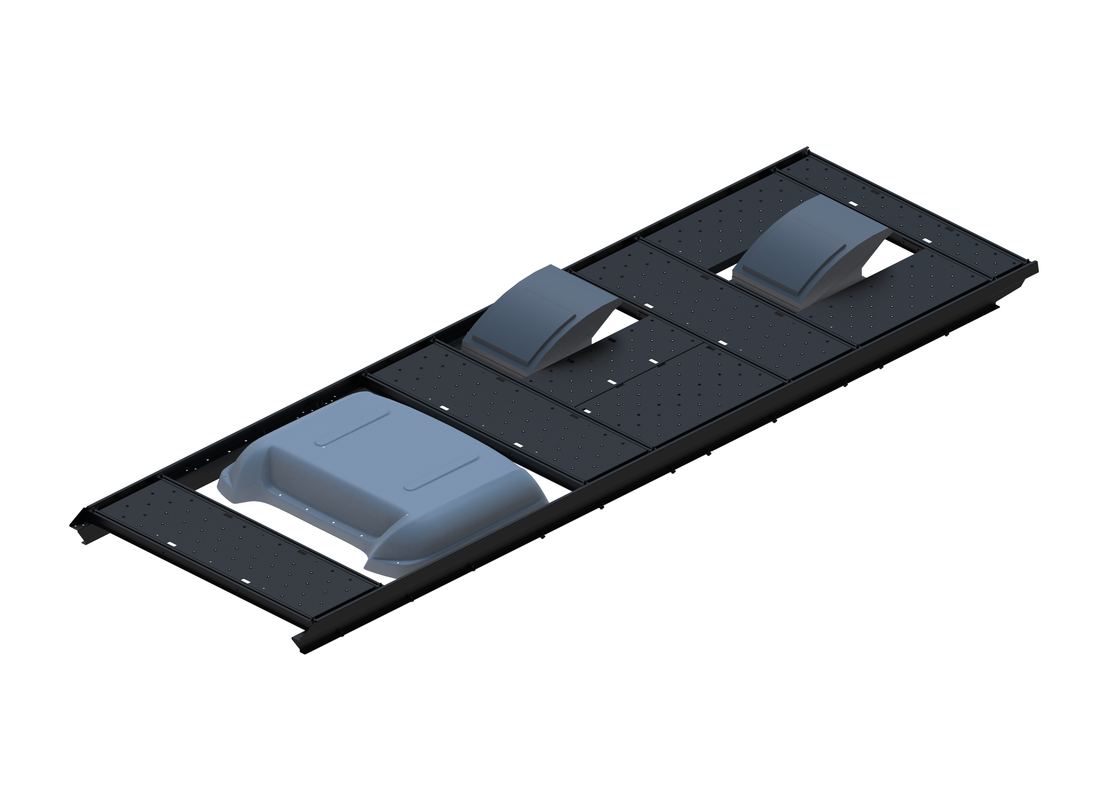 Slim Platform Rack - Front MB Air Con / Mid Offset Fan / Rear Centre Fan (RS5)