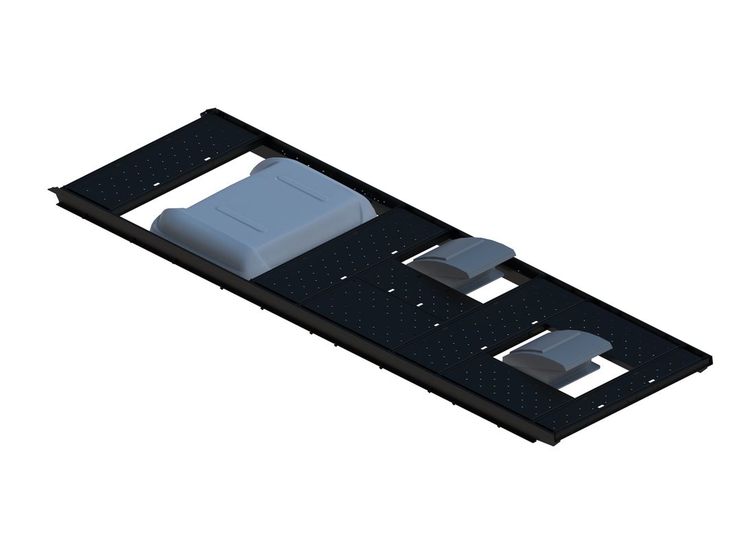Slim Platform Rack - Front MB Air Con / Mid Offset Fan / Rear Centre Fan (RS5)