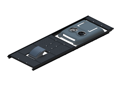 Slim Platform Rack - Front Centre Fan / Rear MB XL Air Con (RS5)