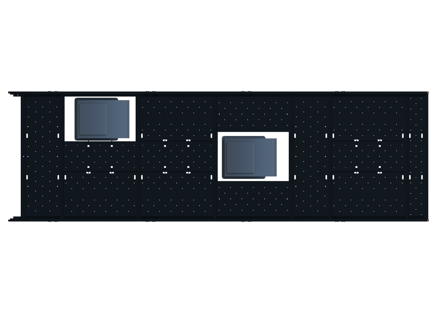 Cargo Platform Rack - Front Offset Fan / Mid Centre Fan (RS5)