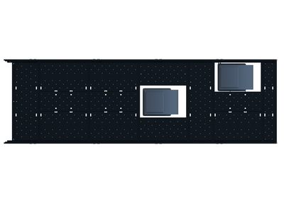 Cargo Platform Rack - Mid Centre Fan / Rear Offset Fan (RS5)