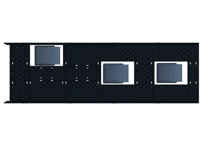 Cargo Platform Rack- Front Offset Fan / Mid Centre Fan / Rear Centre Fan (RS5)