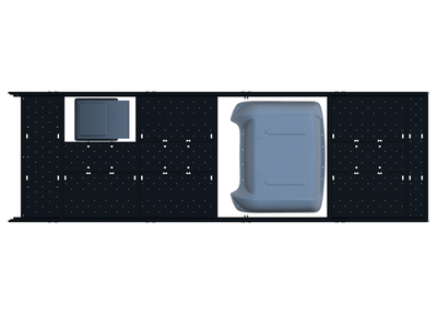 Cargo Platform Rack- Front Offset Fan / Mid MB Air Con (RS5)