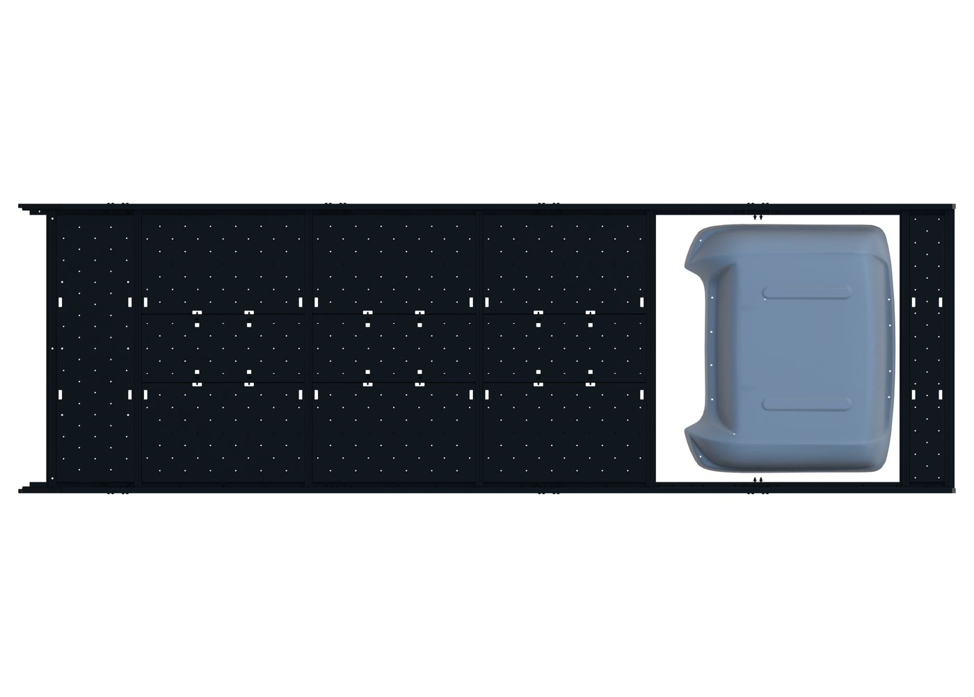 Cargo Platform Rack- Rear MB Air Con (RS5)