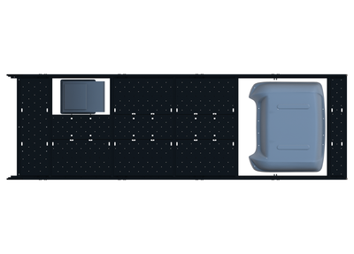 Cargo Platform Rack- Front Offset Fan / Rear MB Air Con (RS5)